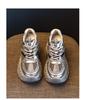 Women's Hidden Heel Chunky Dad Shoes - Autumn 2025 Mesh Casual Sneakers HS6798-1