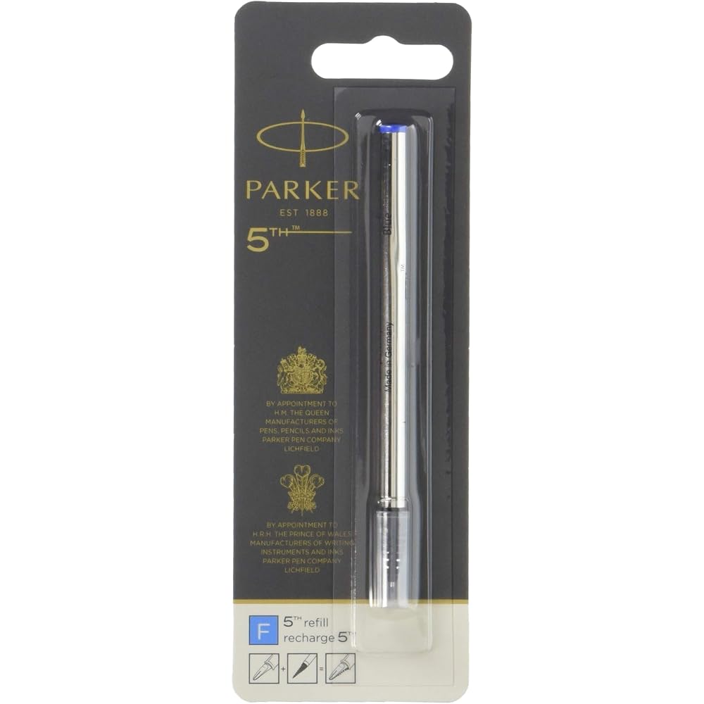 PARKER Hoodie 5th Refill F Blue 1950275 Set of 3 Blister Regular Imported