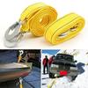 3M 3Ton Car Tow Cable Towing Pull Rope Strap with Hooks Portable Self-driving Tourism Heavy Rescue Rope Emergency Ropes