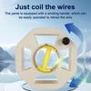 Portable Plastic Winding Reel Wire Storage Reel Closing Line Winding Disk Rolling Line Dish Cable Winding Reel Winding Winch