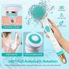 Body Brush, Body Scrubber with Long Handle, Facial Body Exfoliating Brush Kit with 4 Brush Heads for Cleansing, Massage, Care Your Skin In The Shower,