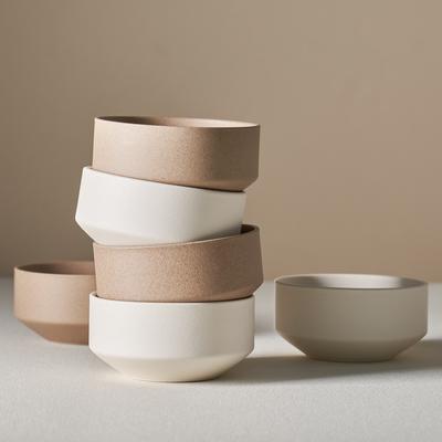 LASSIETTE DILLO Art Objet Tigela de Arroz Louça Marrom / Branco