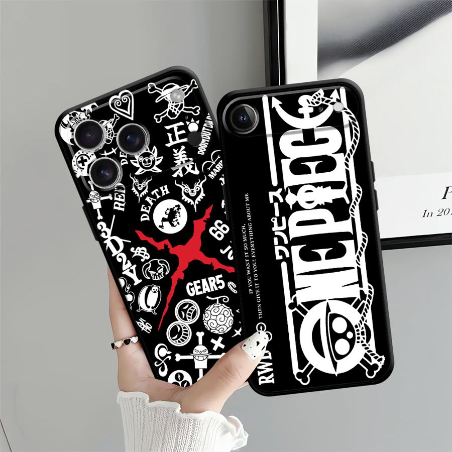 Soft Back Phone Cover Case for iPhone 18 17 16 Pro Max 13 Mini SE 12 X XS XR 14 17Air 7 8 15 Plus 11 Anime Characters