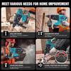 4 IN 1 3 Mode With Handle SDS 26mm Chisel Concrete Cordless Rotary Hammer Drill