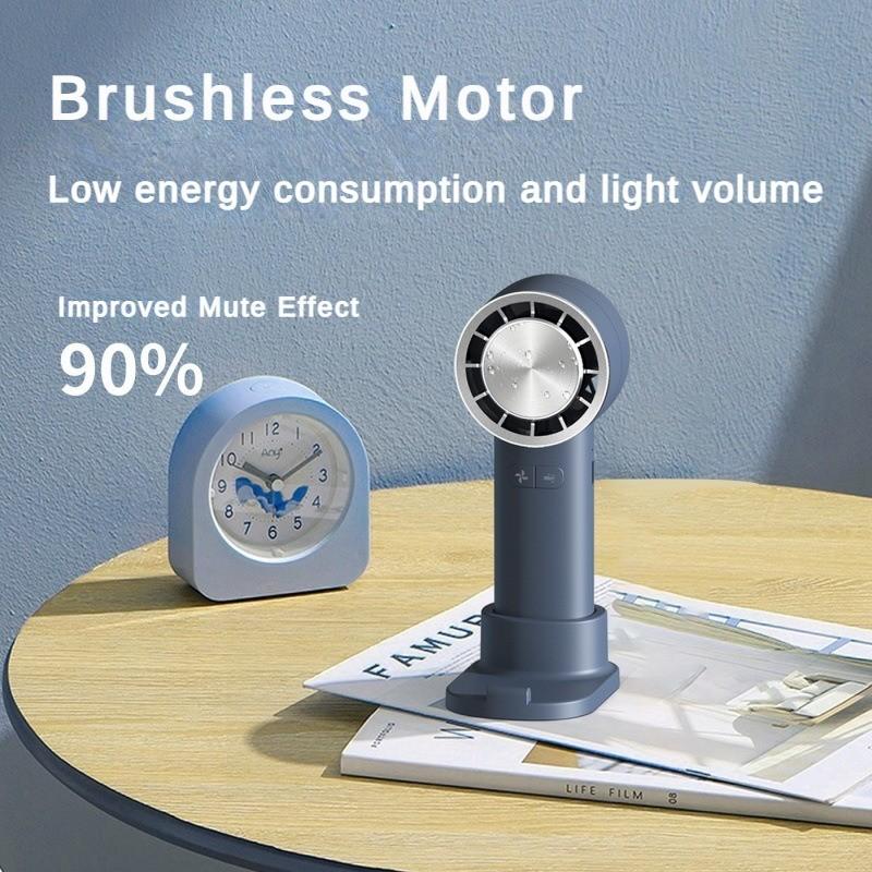 Portable Brushless Multifunctional Fan Mini Semiconductor Cold Compress Fan Outdoors USB Charging Cooling Fan