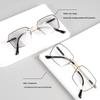Randlose HD-Fototrope Lesebrille mit Blaulichtfilter für Damen & Herren