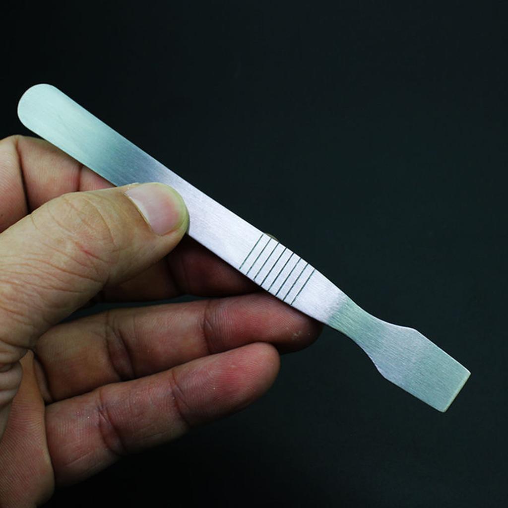 5Pcs Professional Stainless Steel Scraper Pry Tool For Electronic Repair And Solder Pastes Application Ergonomic Handle