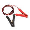 2 Stück Batteriekabel 3,94ft 30A 6mm Kupfer Batterieklemmen zu Ösenkabel für Autobatterieladung