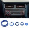 Blue Center Console Knob Ring Push Start Button Trim For Ford Maverick 2025