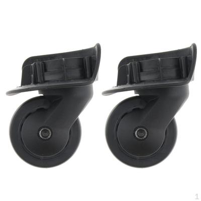 2x Luggage Suitcase Replacement Wheels Bag Repair Swivel