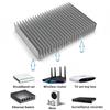 Large Heatsink 100x150x25mm Cooling Radiator for CPU, MOS Tube Circuit Board, PCB Module Cooler, LED Amplifier Device, with 24 Fins - Silver