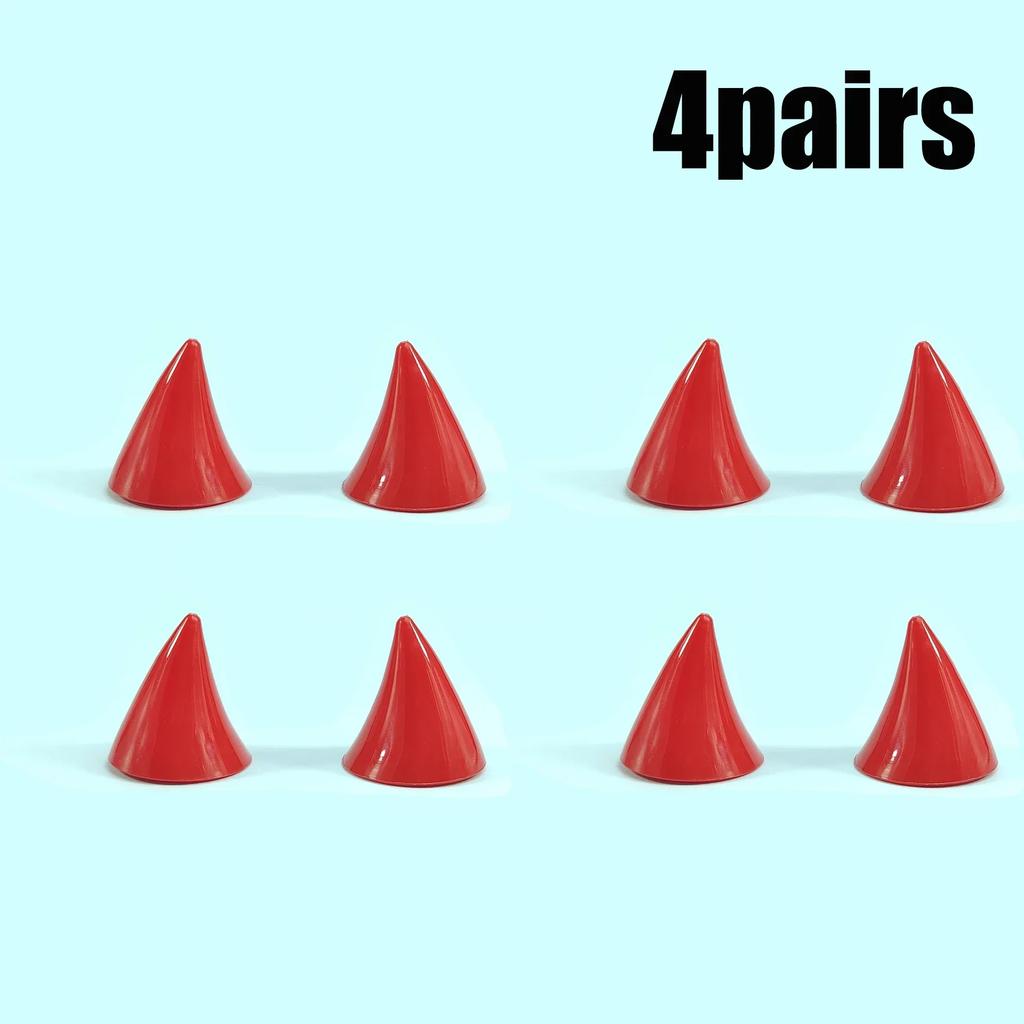 1-20 Pairs of Motorbike Helmets Male and Female Models Devil Horns Decoration E-bike Helmets Suction Cup Decoration