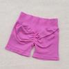 European & American High-Waist Tummy-Control Peach Butt Sports Shorts: Slimming, Quick-Dry Yoga & Running Gear