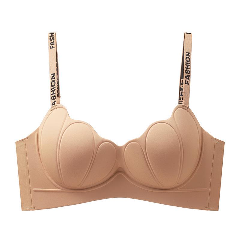Beautiful Back Push-Up Bra: Lift and Support for Small Chests - Seamless, Wireless, Soft, and Cartoon-Style Design