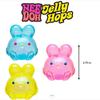 Juguete de Conejo de Plástico Nee Doh Jelly Hops Antiestrés Para Niños Con Desarrollo Sensorial Y Manipulación Manual