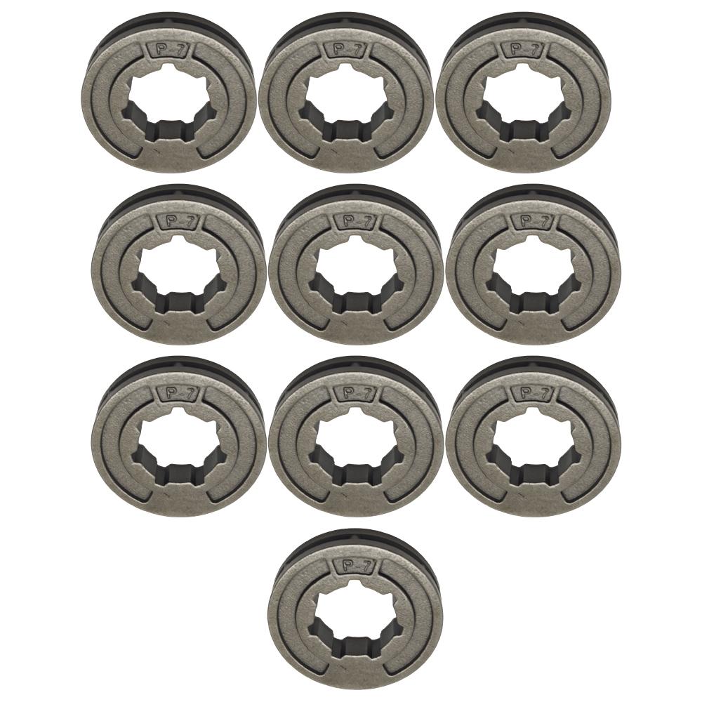 

10pcs Sprocket Rim For Stihl MS250 MS230 MS210 MS180 MS170 025 023 021 018 017 Chainsaw Spare Part P7 3/8LP Inner Hole 17mm China Mainland