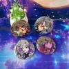 Demon Slayer Broken Badge Anime Pins Collection Hanging Accessory Merchandise Reflective Cool Cartoon Kimetsu No Yaiba