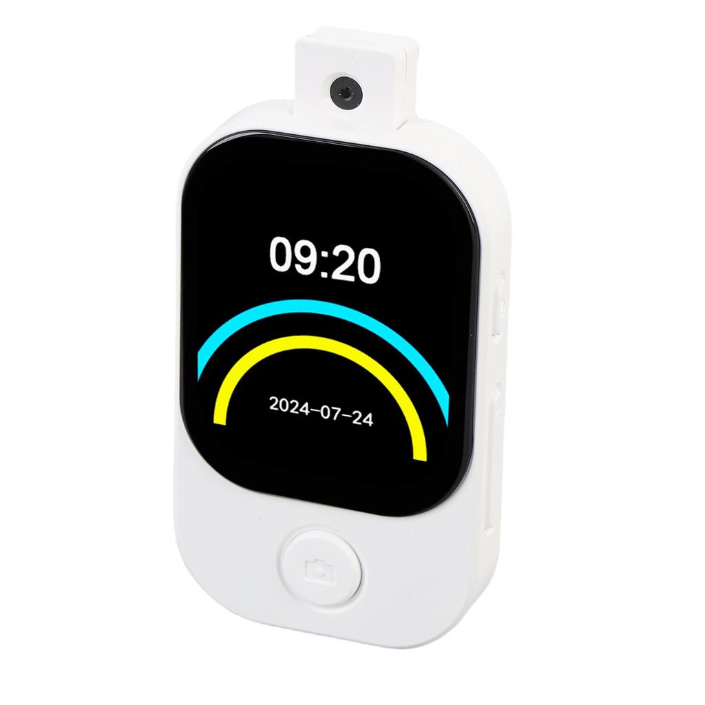 MP3 Player White Bluetooth 5.4 2.01 Inch Touchscreen Music Player with HiFi Speaker FM Radio Electronic Book Function