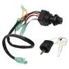 10pin Remote Control Box Ignition Key Switch 703‑82510‑42‑00 Replacement for 4 Stroke 8HP‑225HP Outboard Motors