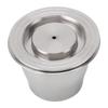 Coffee Capsule Reusable Stainless Steel Coffee Pod with Filter Paper Spoon Brush for Coffee Maker