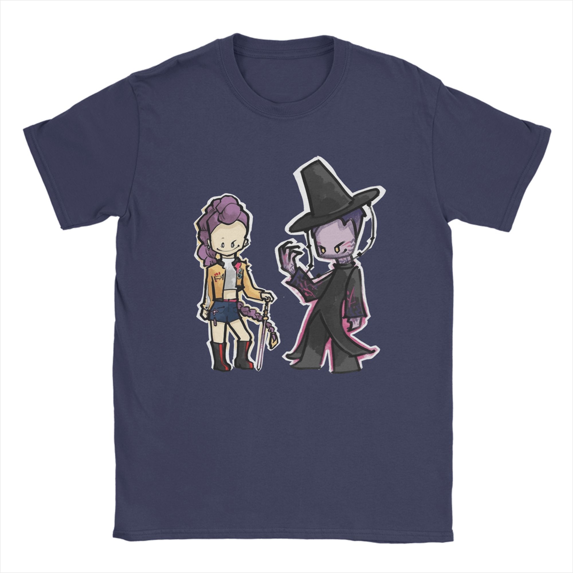 

RUJINU KPop Demon Hunters Cartoon Style T Shirt Summer Trendy T-Shirts Man Cotton Breathable Oversized Tees Short Sleeve Tshirt 4XL