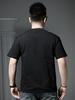 Ozhouzhan Men's High End T-shirt 2025 New Short Sleeve Top Trendy Print T-shirt Summer Half Sleeve Bottoming Shirt