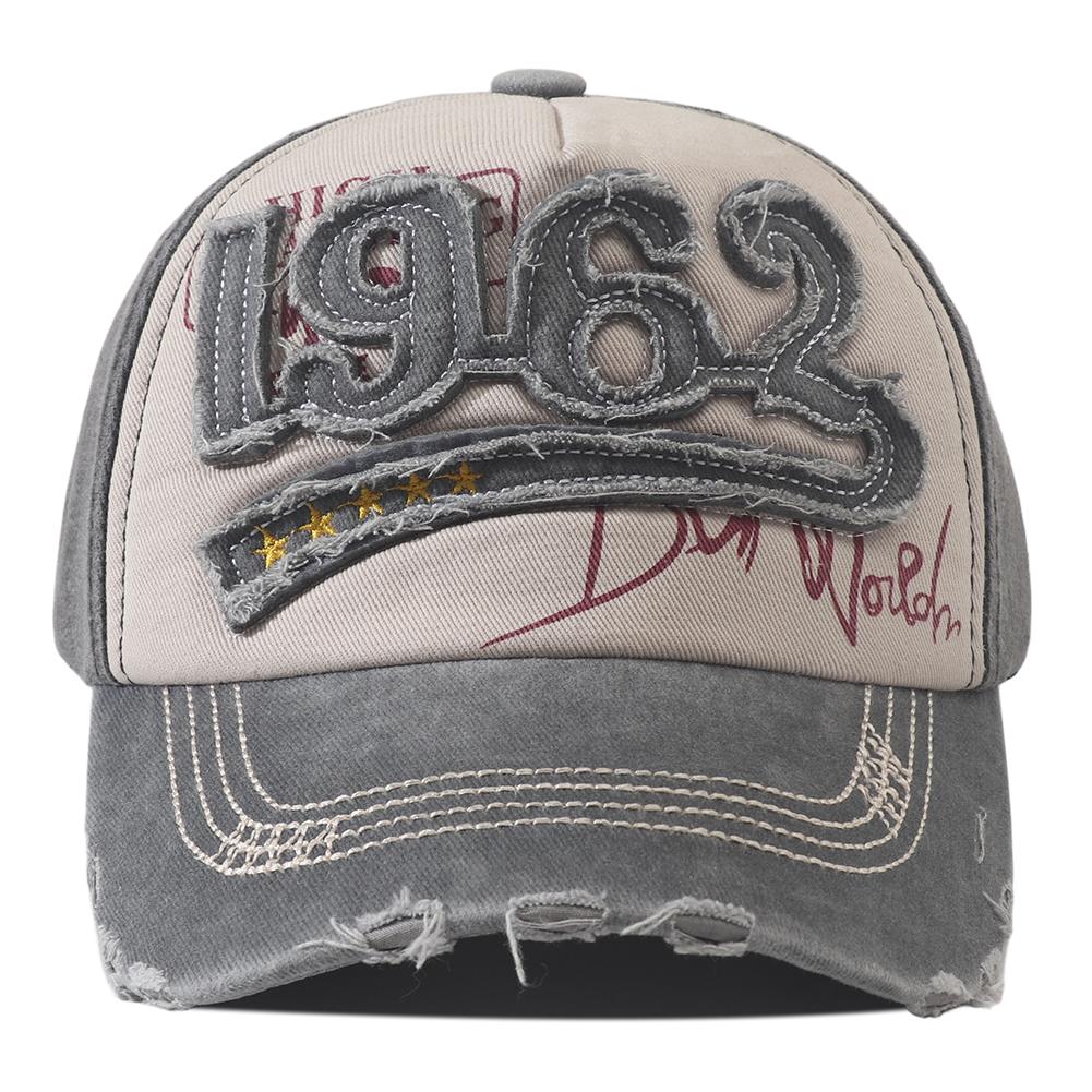 Visor Sun Outdoor Adjustable Men Women Hat Snapback Cotton Washed Vintage Style Street Urban Hop Hip Cap Baseball Stitched Stitching Embroidered