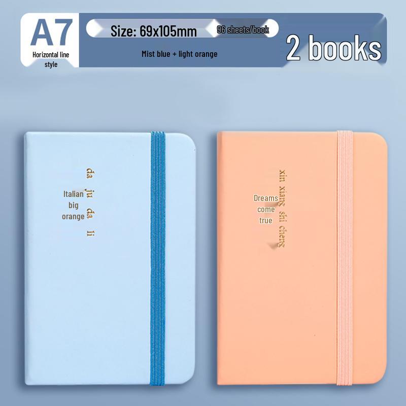 A7 Mini Pocket-Sized Notebook: Portable, Simple, and Perfect for Students
