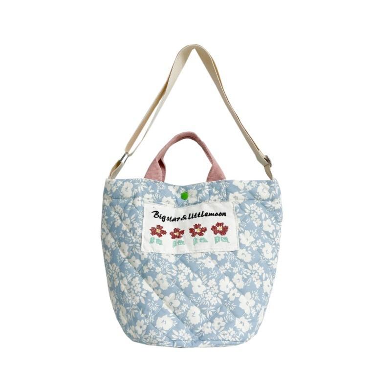 Trendy Korean Style Large Capacity Children's Bag With Floral Print For Boys And Girls
