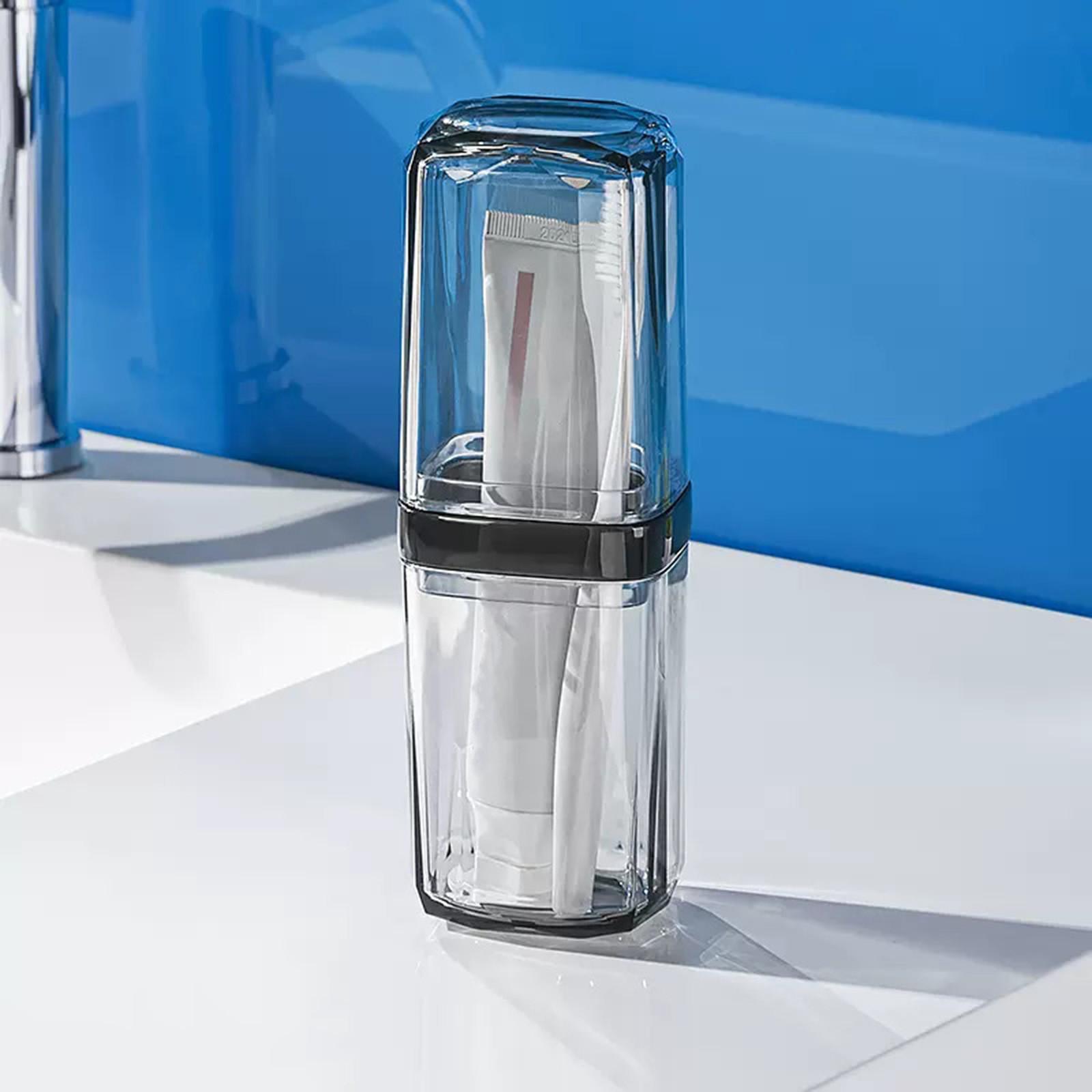 

Дорожный набор для ухода за зубной щеткой и коробкой для хранения зубных щеток One Size