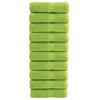 Vidaxl Ręczniczki Premium Solund 10 Szt., Zielone, 30X30 Cm, 600 G/Cm²