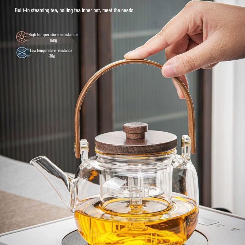 Integrated Automatic Tea Set with Kettle & Tray