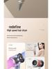 High-Power Ionic Hair Dryer: Leafless Design, Fast-Drying, Suitable for Home and Salon.