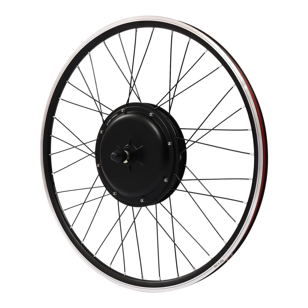 Ebike Conversion Kit for Electric Bike 25'' Front Wheel Electric Bicycle Hub Motor Kit 1200W Electric Bike Conversion Kit