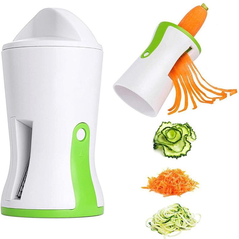 Multifunctional Spiralizer Veggie Slicer Cutter Easy to Clean Sharp Blade Kitchen Tool for Home Kitchen Meal Prep