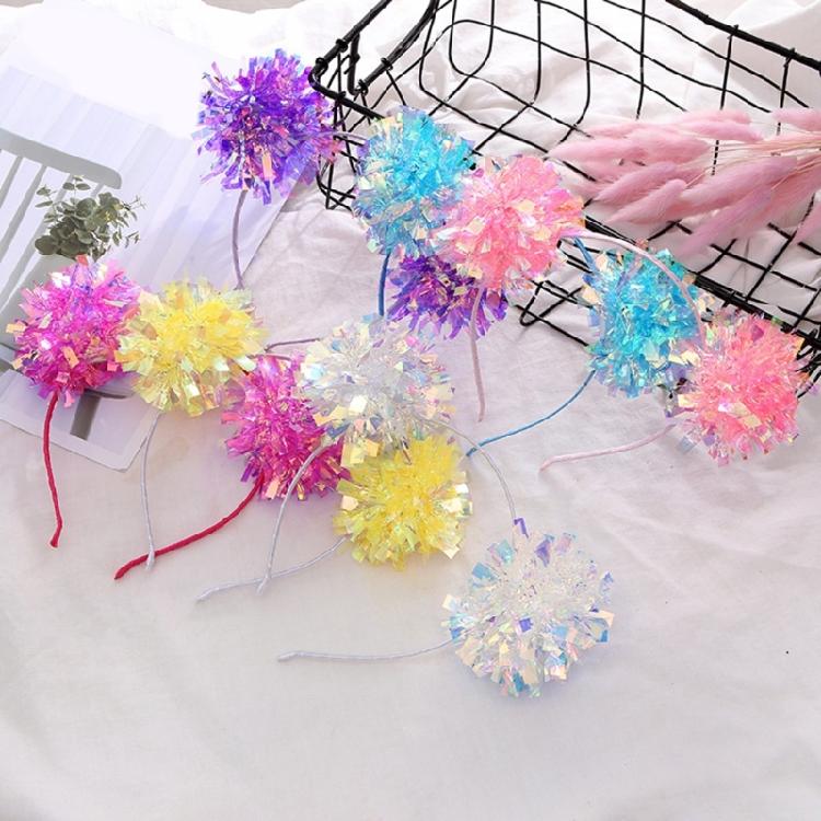 Adjustable Glittering Headwear Comfortable Headbands Birthday Party Headwear for Cosplay and Holiday Parties