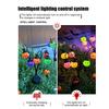 Holiday Party String Lights Halloween Solar Garden Lights, Decorative Ghost Pumpkin Witch Hat Automatic Charging Lamps IP54 Waterproof Outdoor