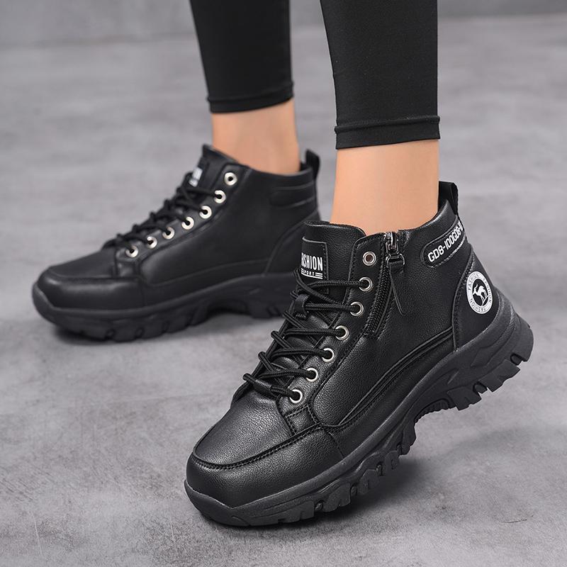 TUINANLE Høst Dames Komfortable Reisesko, Ankelstøvletter Damer Casual Mamma Sko for Alle Årstider