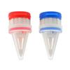 2pcs Milk Beverage Bottle Dispenser with Lid and Anti Spill Sealing Boxed Beverage Drainage Device Milk Carton Extension Spout
