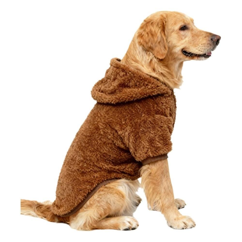 Fleece Material Dog Clothes Soft Pet Clothing Cozy Dog Hoodie  Winter Season for Medium Large Dogs