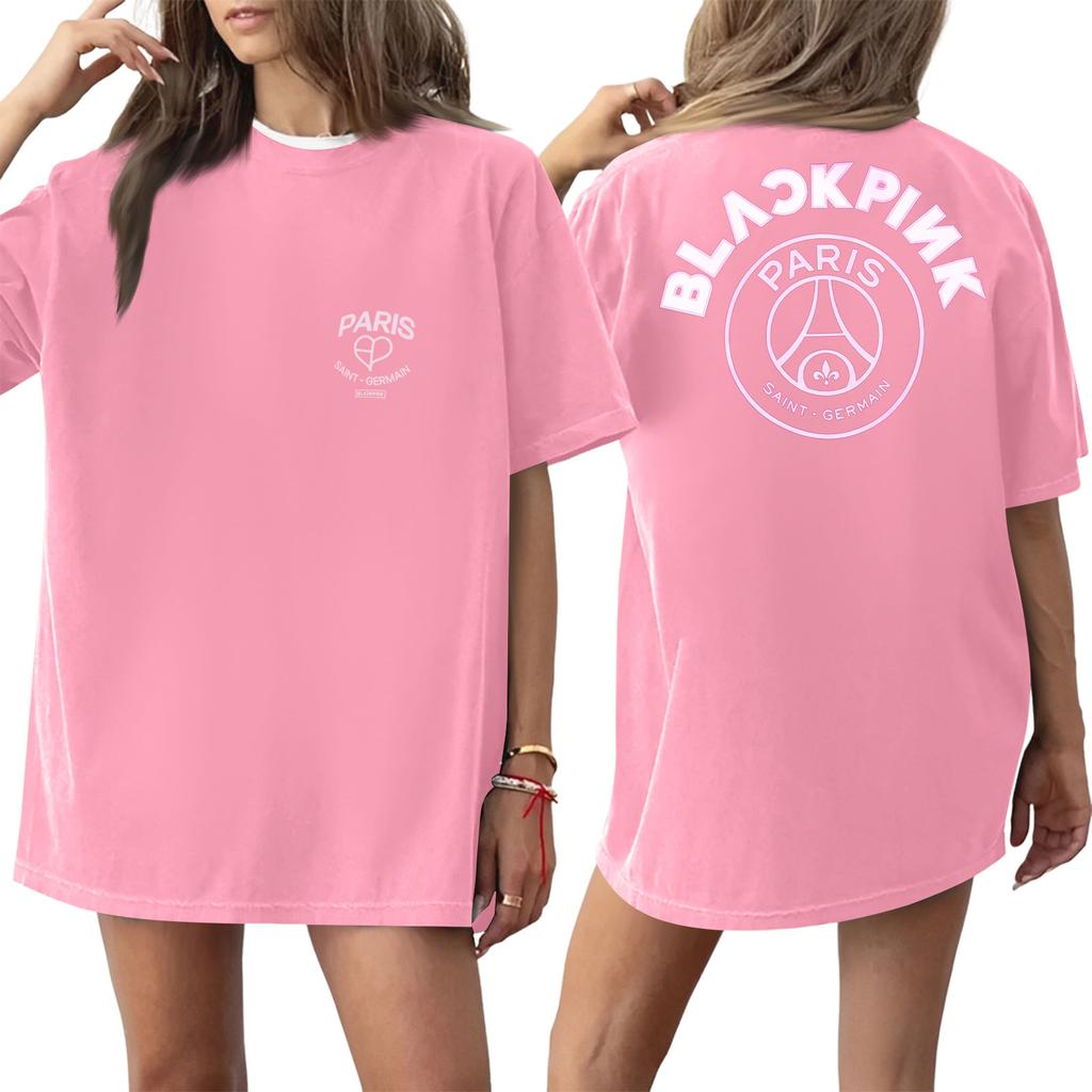 Women's Round Neck Printed Short-sleeved T-shirt Top