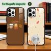 Autumn Leaves P-pumpkin Phone Case For iPhone17,16,15,14,13,12,11 Plus,Pro Magnetic For Magsafe Wireless Charging
