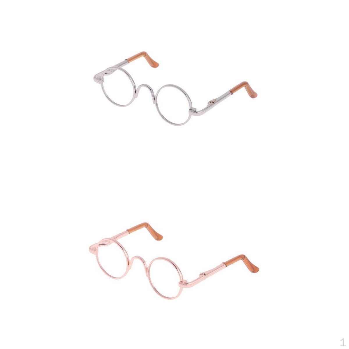 

2 штуки круглых очков хиппи 1/3 для куклы SD