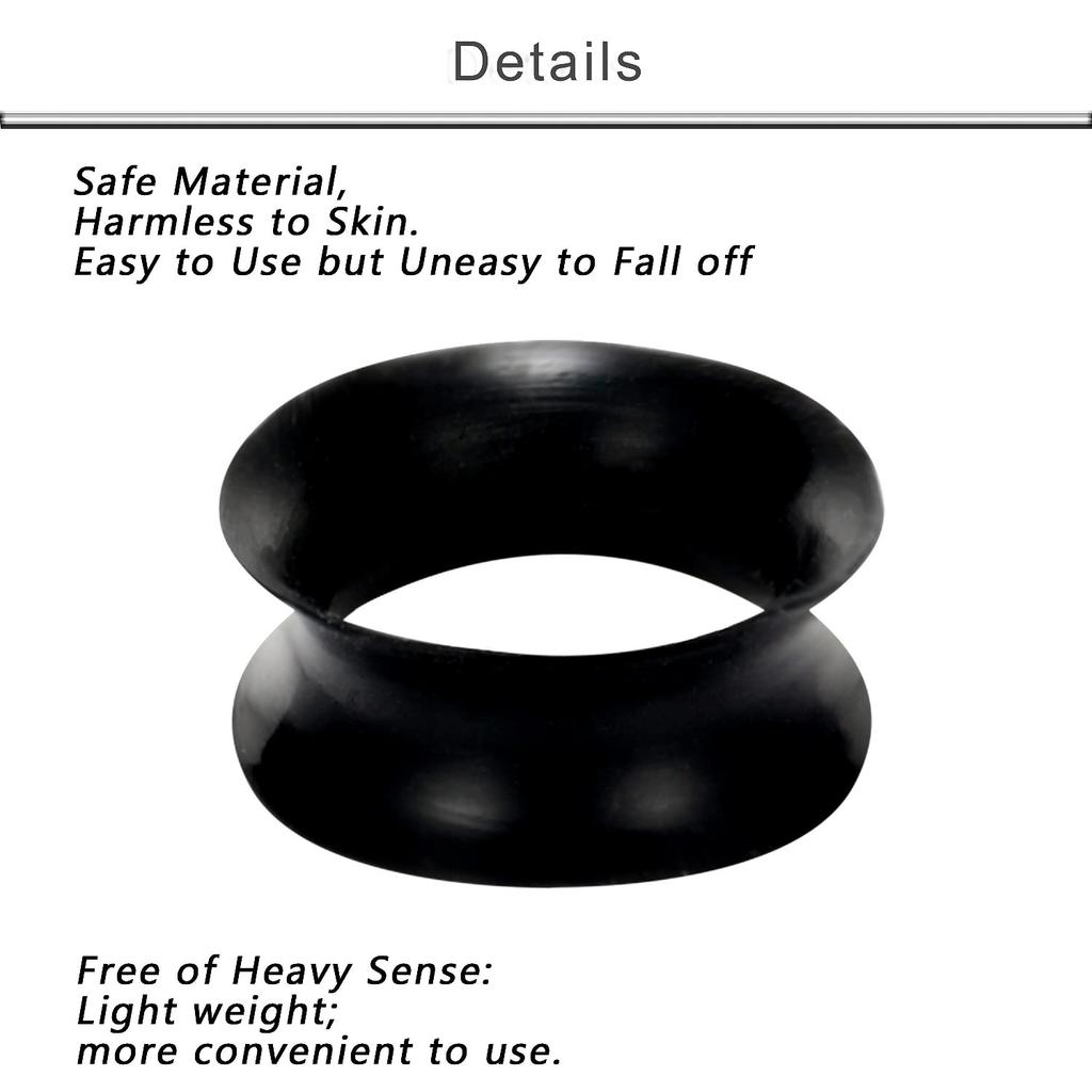1 Pair 4-20mm Ultra Thin Silicone Flexible Flesh Tunnel Expander Stretching Gauge Earlets Plug Set Gauges Kit