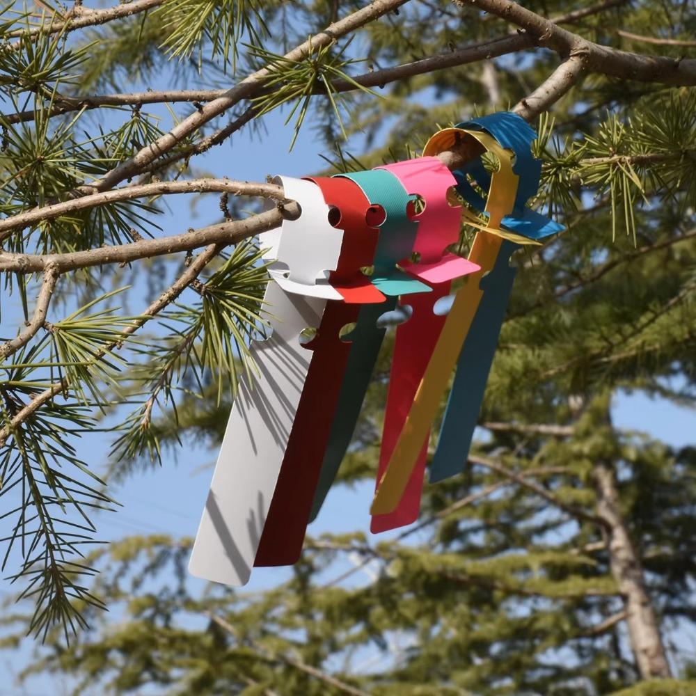 100pcs Reusable Garden Plant Tag Plastic Vegetables Labels New Ring Buckle Sign Markers Tool