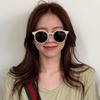 Simple Trend Round Sun Glasses Women Men Vintage Fashion Luxury Sunglasses Go Out Travel Female Male Eyeglasses