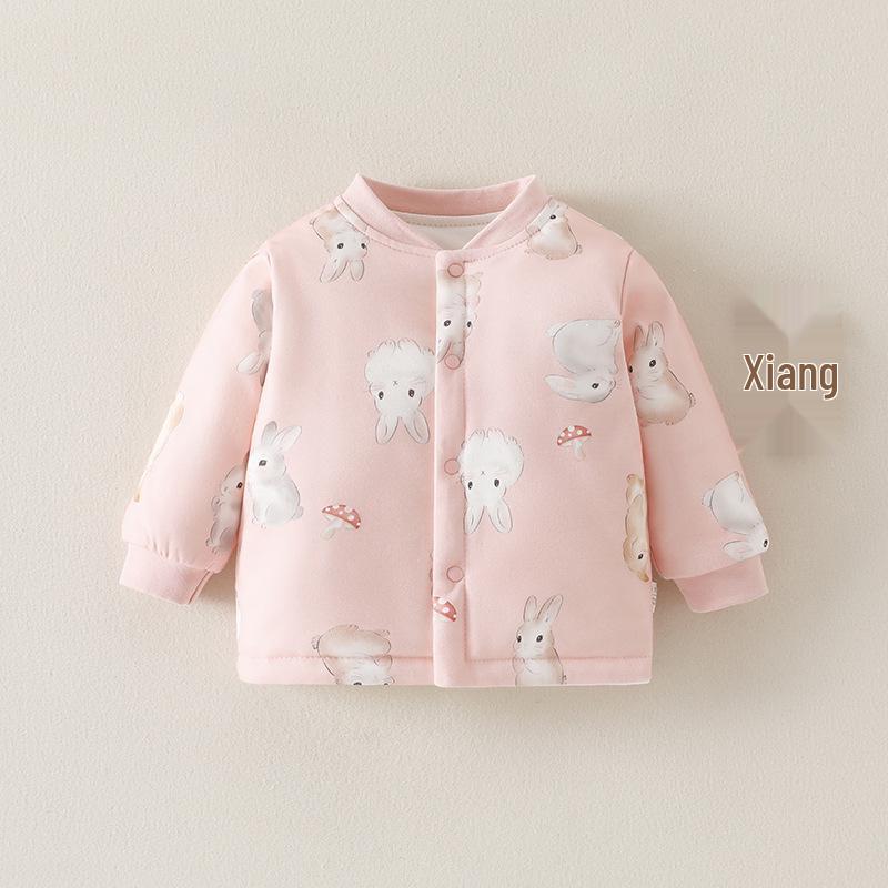 Unisex Baby Quilted Cotton Jacket - Thick, Warm Autumn/Winter Top