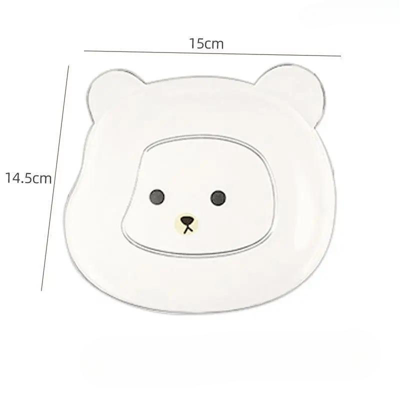 1 st Söt Björnformad Matförvaringsbricka Torkad Frukt Snacks Tallrik Förrätt Serveringsfat