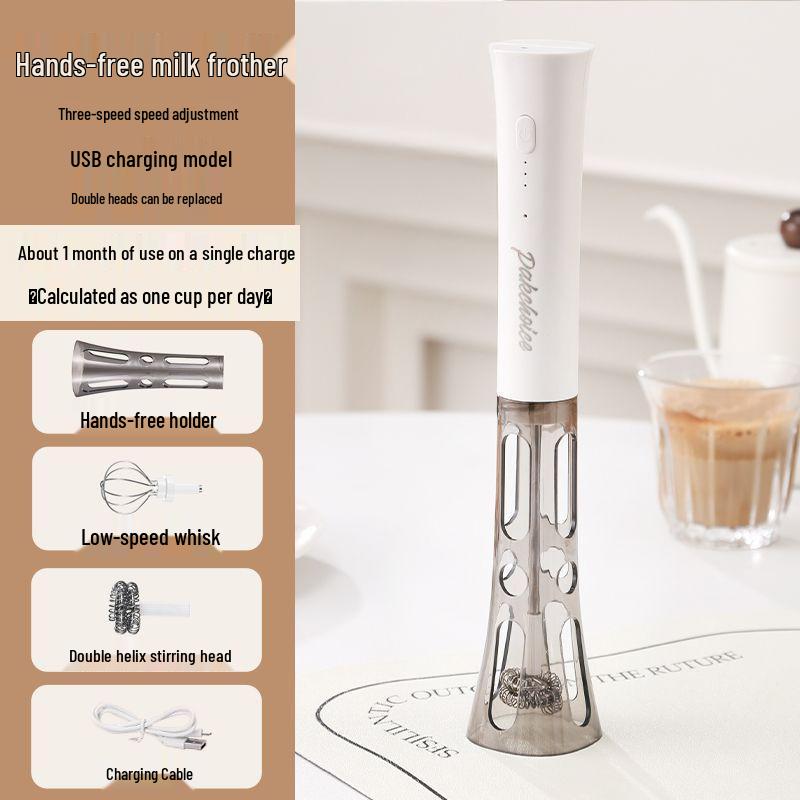 Handheld Electric Milk Frother and Coffee Mixer Egg Beater