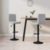 Day and Night - Day and Night Kitchen Stools 2 Units Light Gray Velvet
